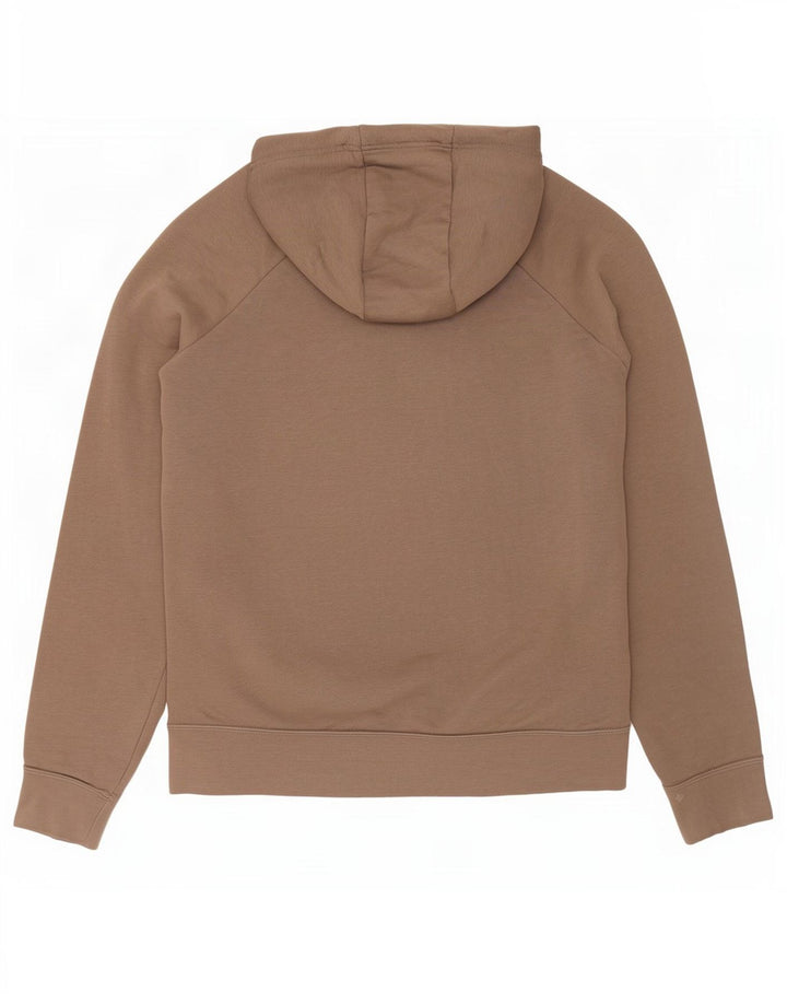 Felpa con cappuccio da uomo Nike Small in cotone marrone