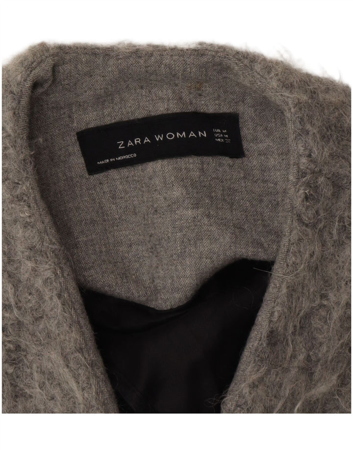 Cappotto aperto da donna Zara UK 14 Grigio medio