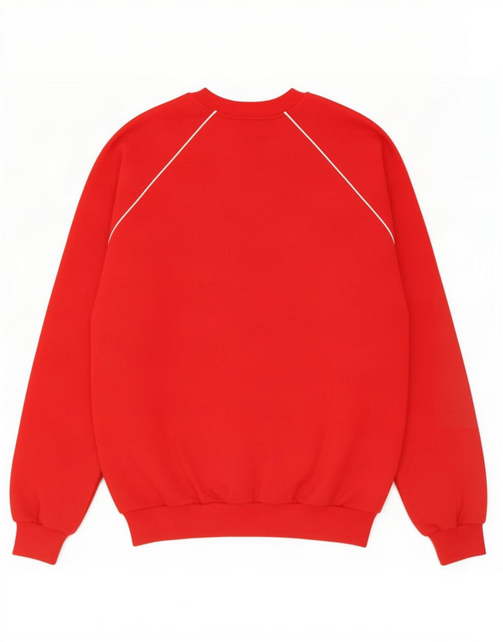 Felpa da uomo vintage maglione 2XL rosso