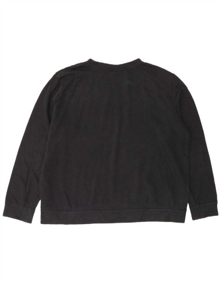 Felpa oversize da donna Nike Jumper UK 18 XL cotone nero