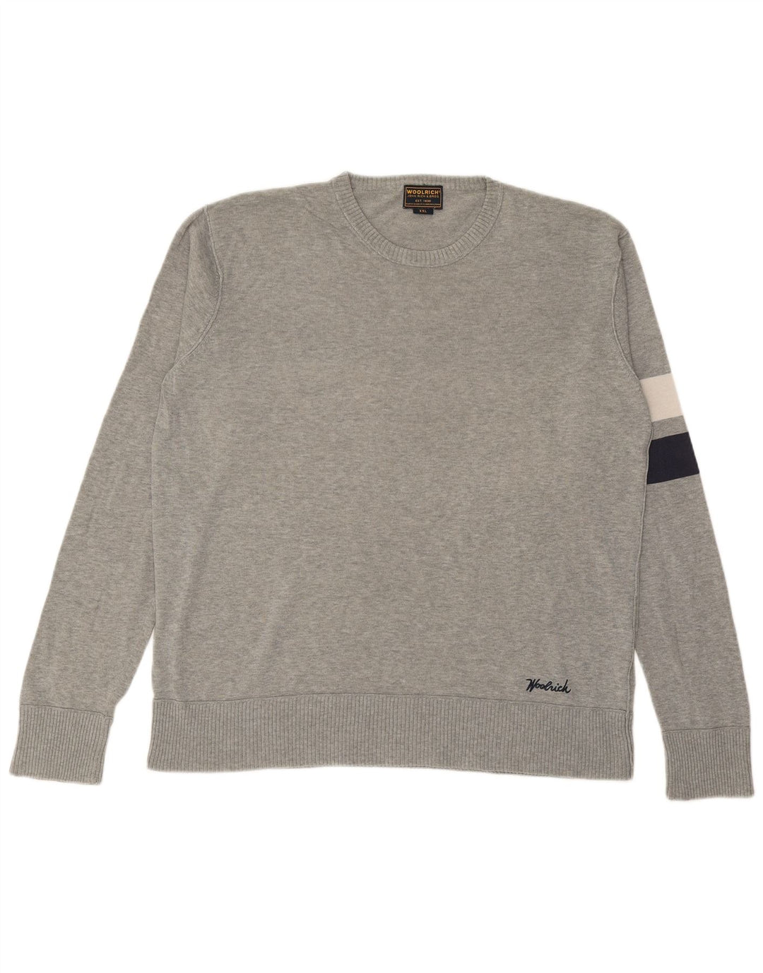 Maglione maglione girocollo da uomo WOOLRICH 2XL Grigio