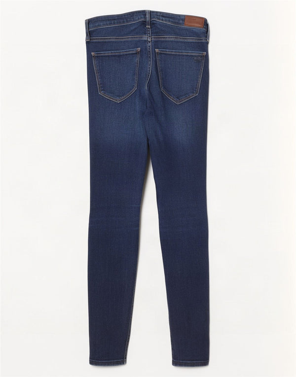 Jeans Hollister da donna super skinny a vita alta US 5 piccoli W27 L26 blu