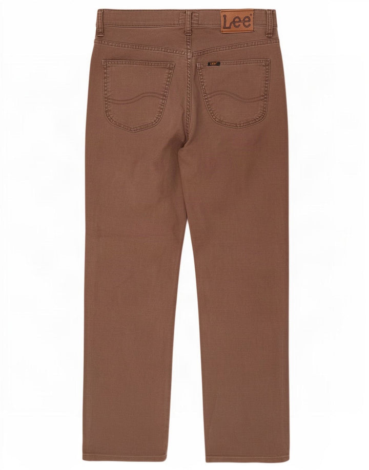 Jeans dritti da uomo Lee W32 L34 cotone marrone