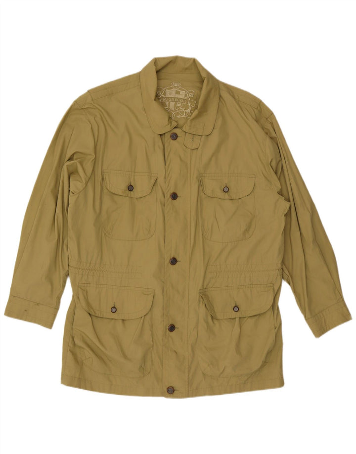 MCGREGOR Mens Utility Jacket IT 52 XL Khaki Polyester