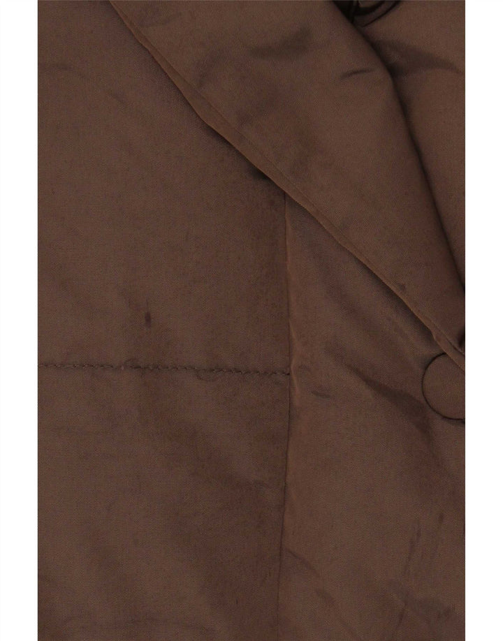 Giacca imbottita da donna Marella UK 14 Large Marrone Poliammide