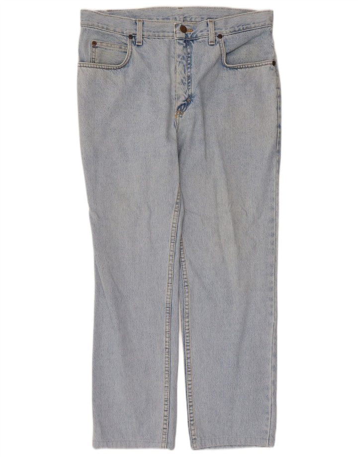 Jeans dritti da donna Lee W34 L26 cotone blu