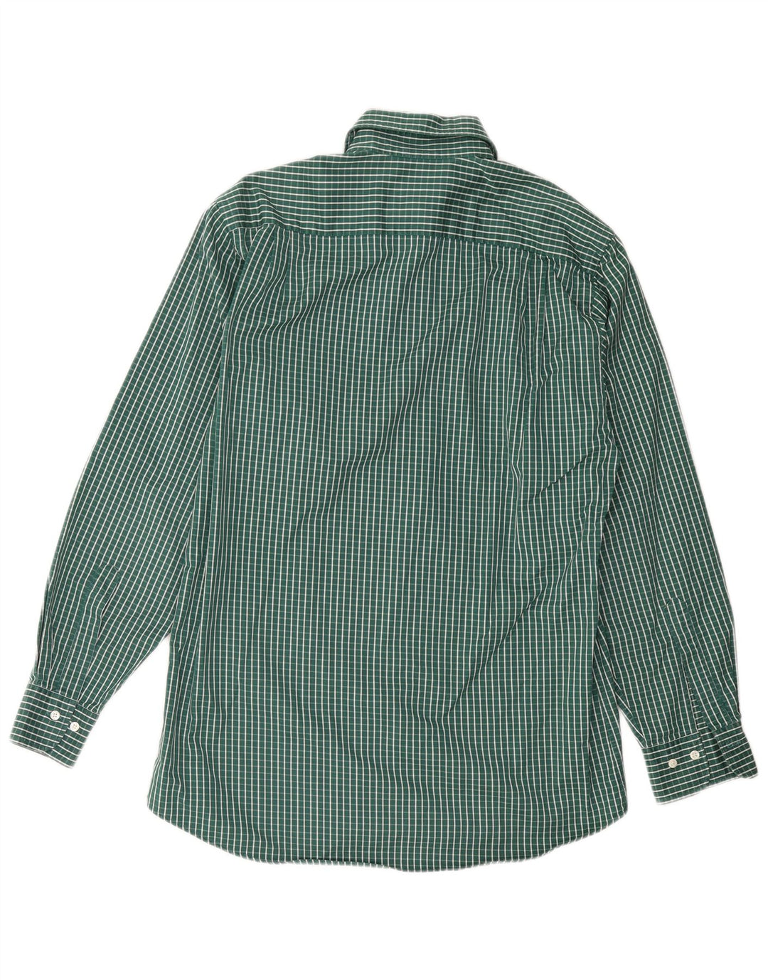 Camicia da uomo HUGO BOSS taglia 38 cotone a quadretti verde medio