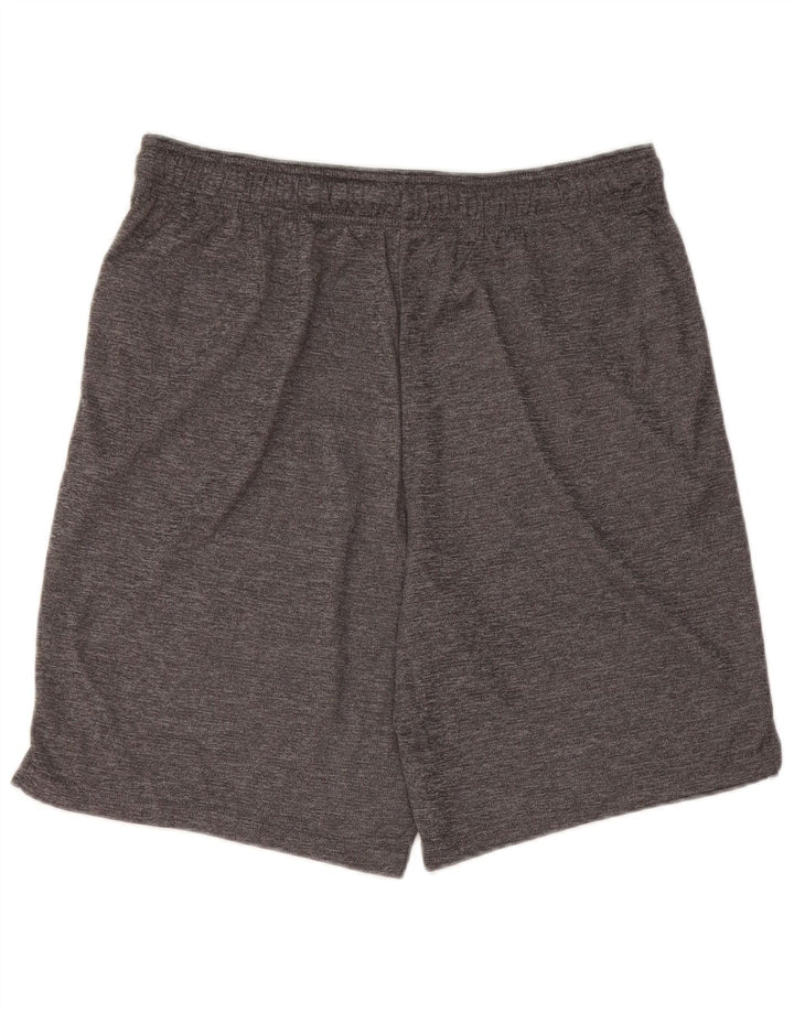 Pantaloncini sportivi da uomo SUPERDRY di grandi dimensioni in poliestere chiazzato grigio