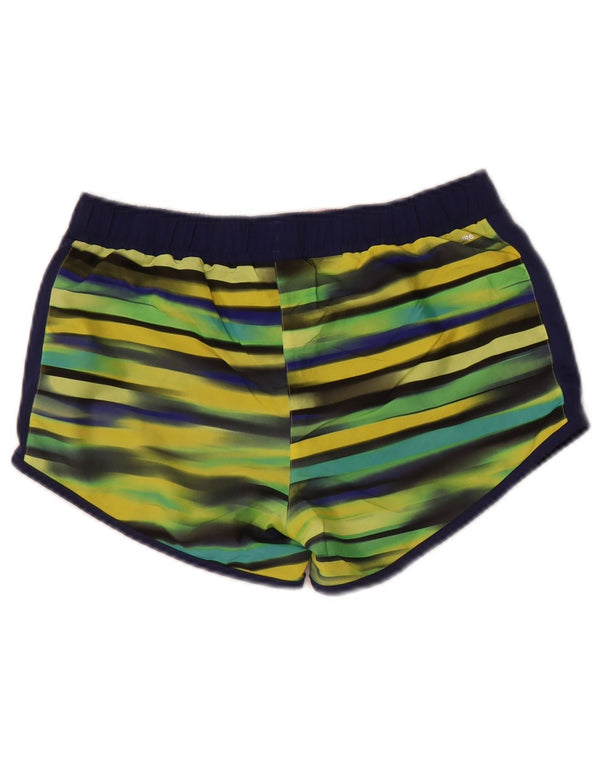 Pantaloncini sportivi Adidas da bambino 11-12 anni in poliestere a righe multicolore