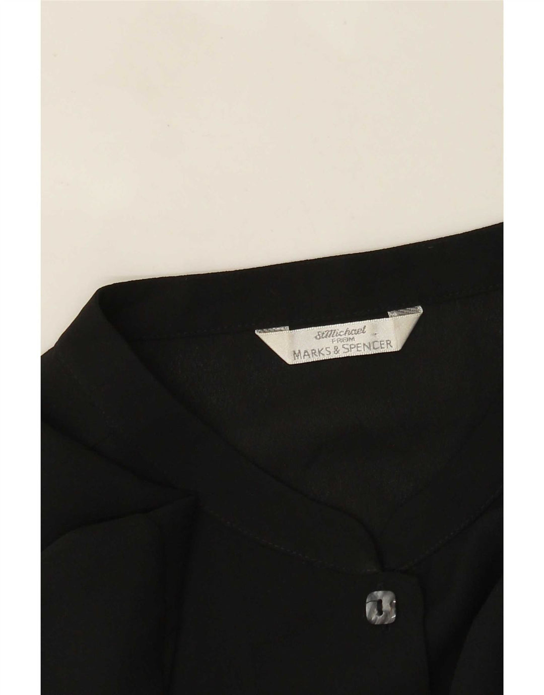 Camicetta camicia da donna Marks & Spencer UK 14 grande floreale nero