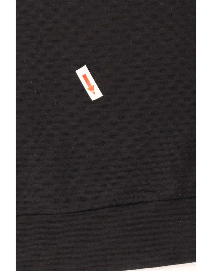 Felpa con cappuccio e zip Adidas da ragazzo 13-14 anni in poliestere nero