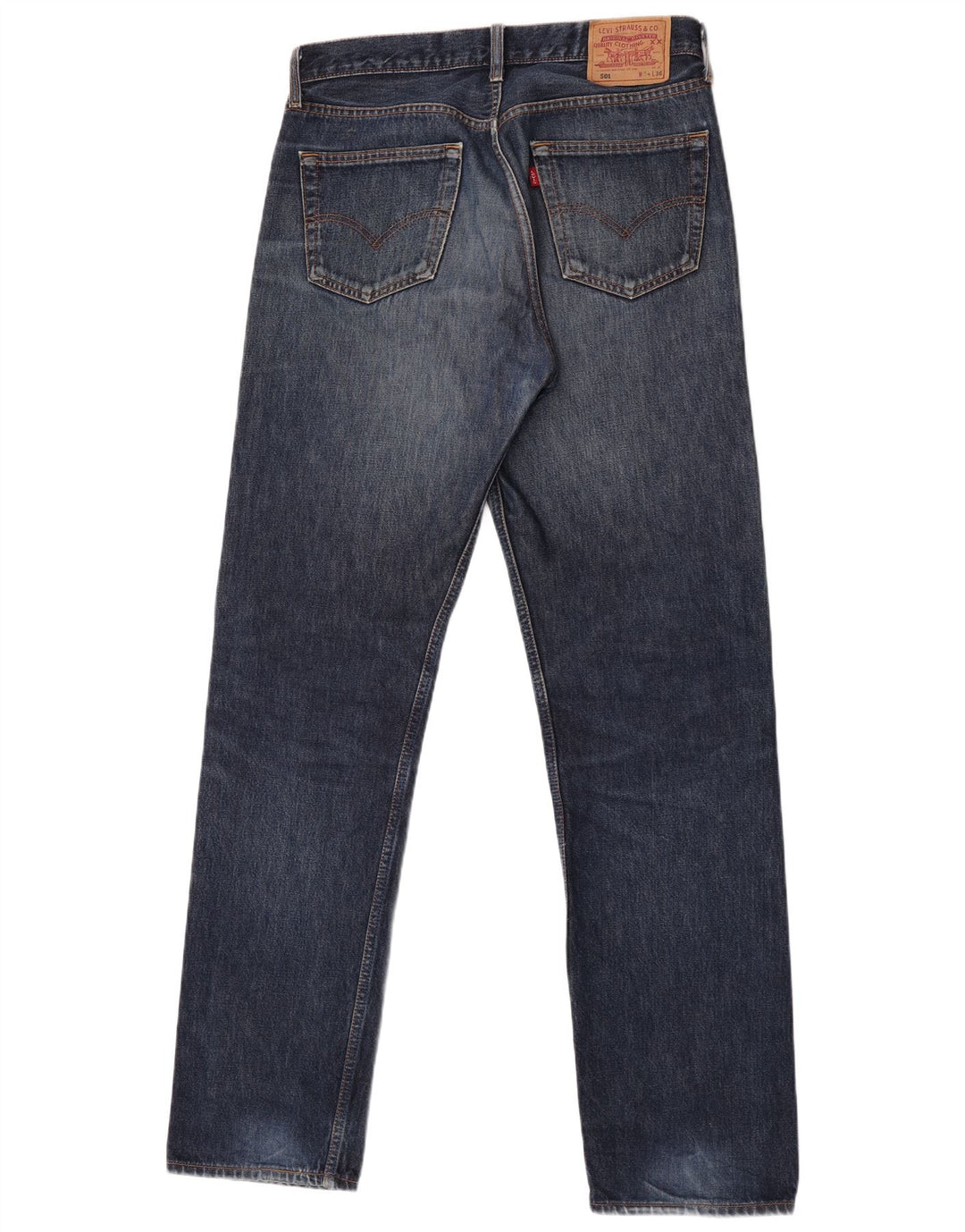 Levi's Uomo 501 Jeans dritti W34 L36 Blu