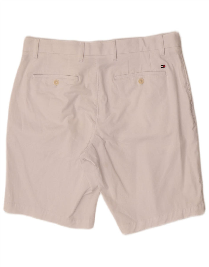 Pantaloncini chino da uomo Tommy Hilfiger W33 cotone bianco medio