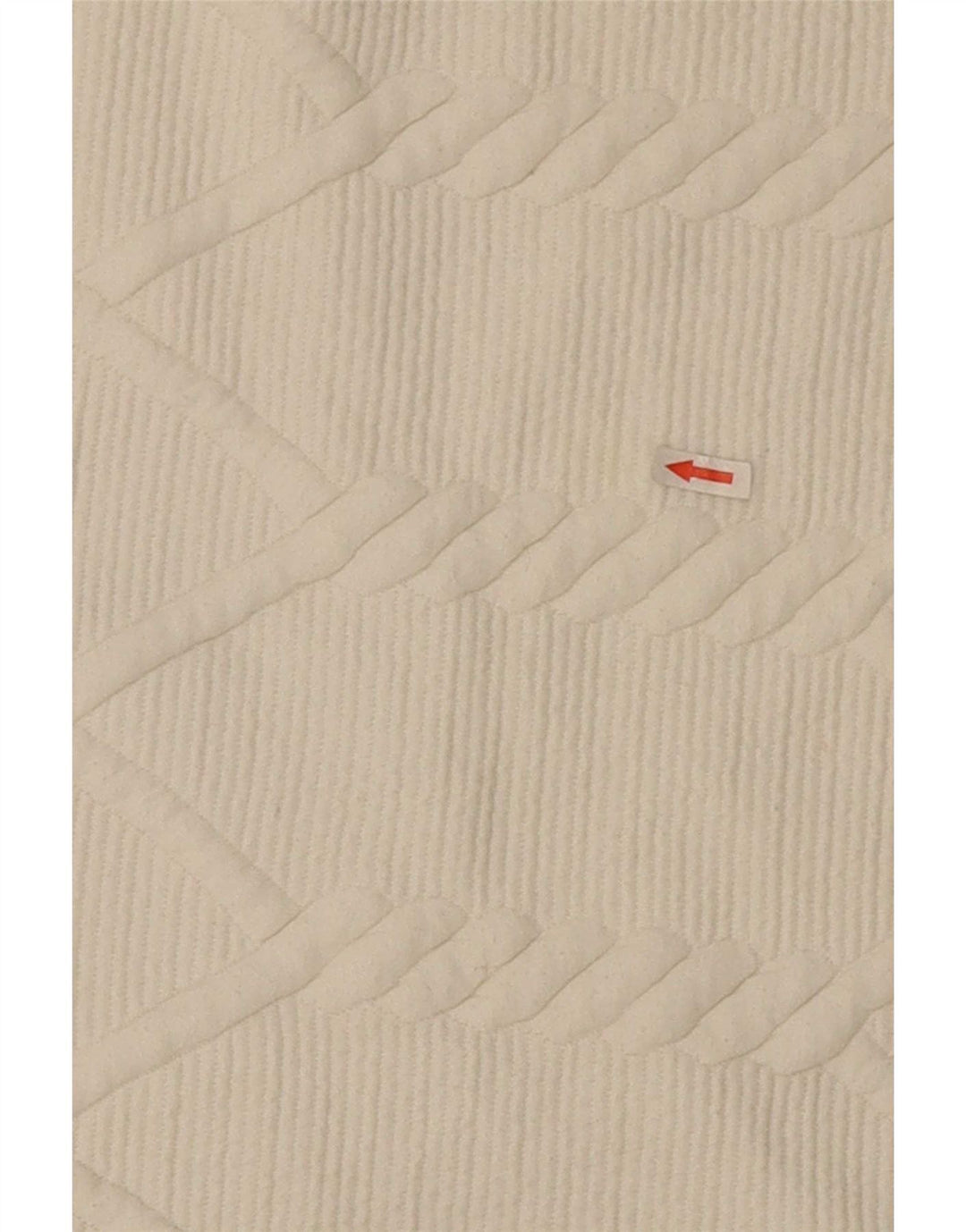 Felpa corta da donna Zara, vestibilità comoda, taglia UK 14, colore medio, bianco sporco