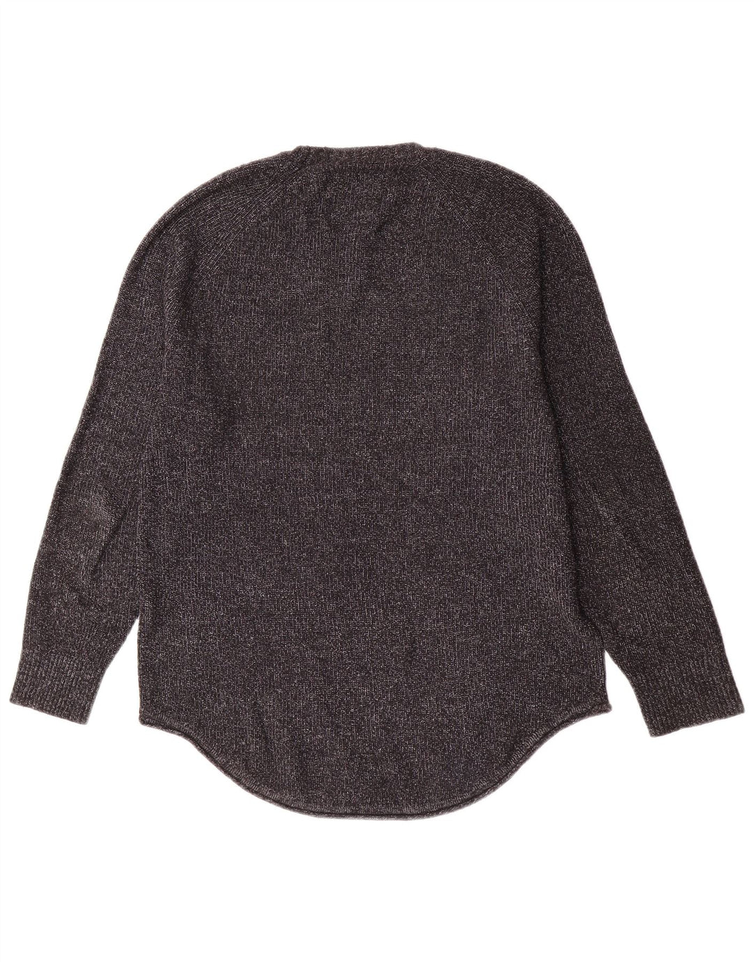 Maglione Hollister da uomo girocollo in cotone chiazzato grigio medio