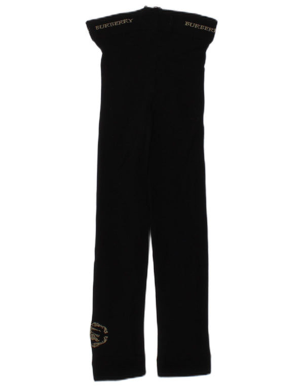 Leggings grafici per ragazze Burberry 7-8 anni neri