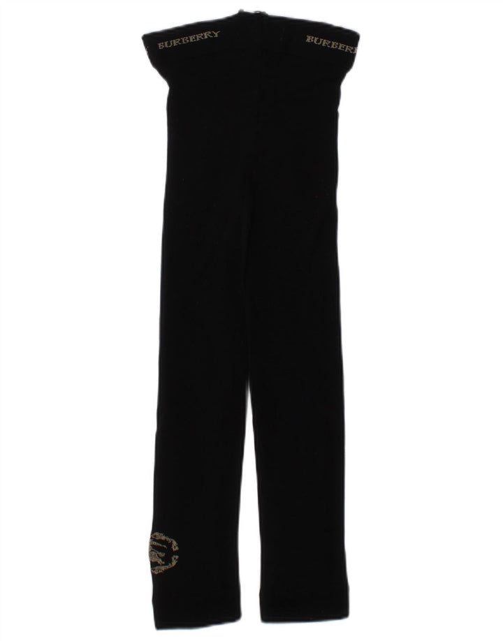 Leggings grafici per ragazze Burberry 7-8 anni neri