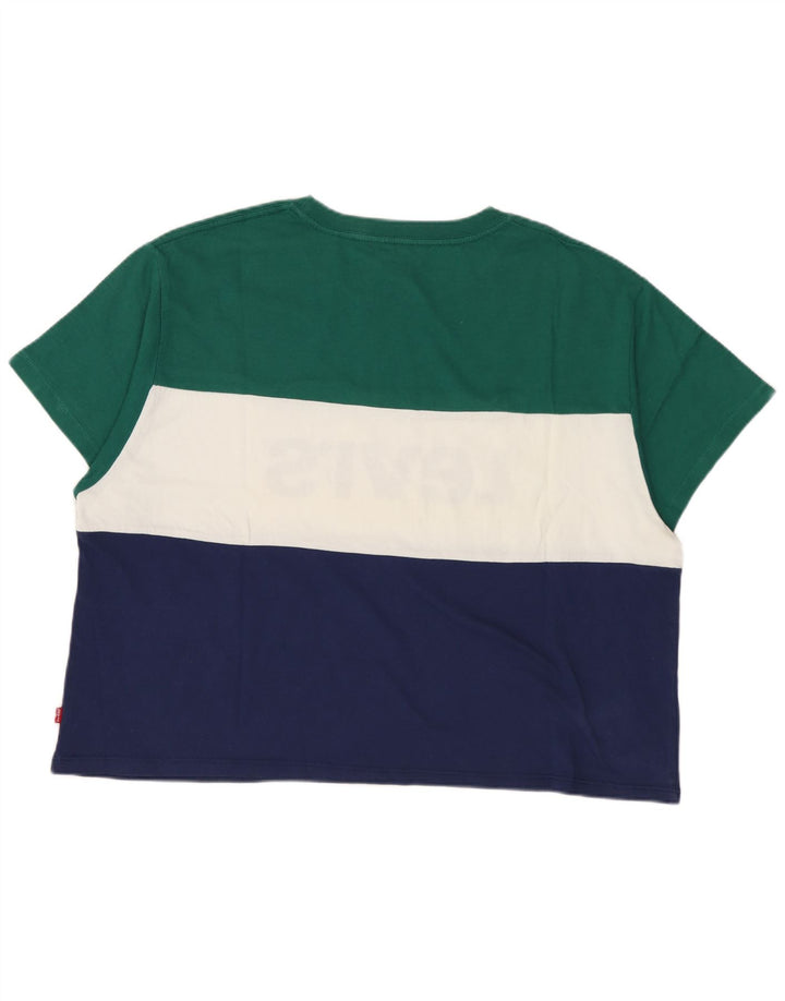T-shirt grafica corta da donna LEVI'S UK 10 piccola multicolore