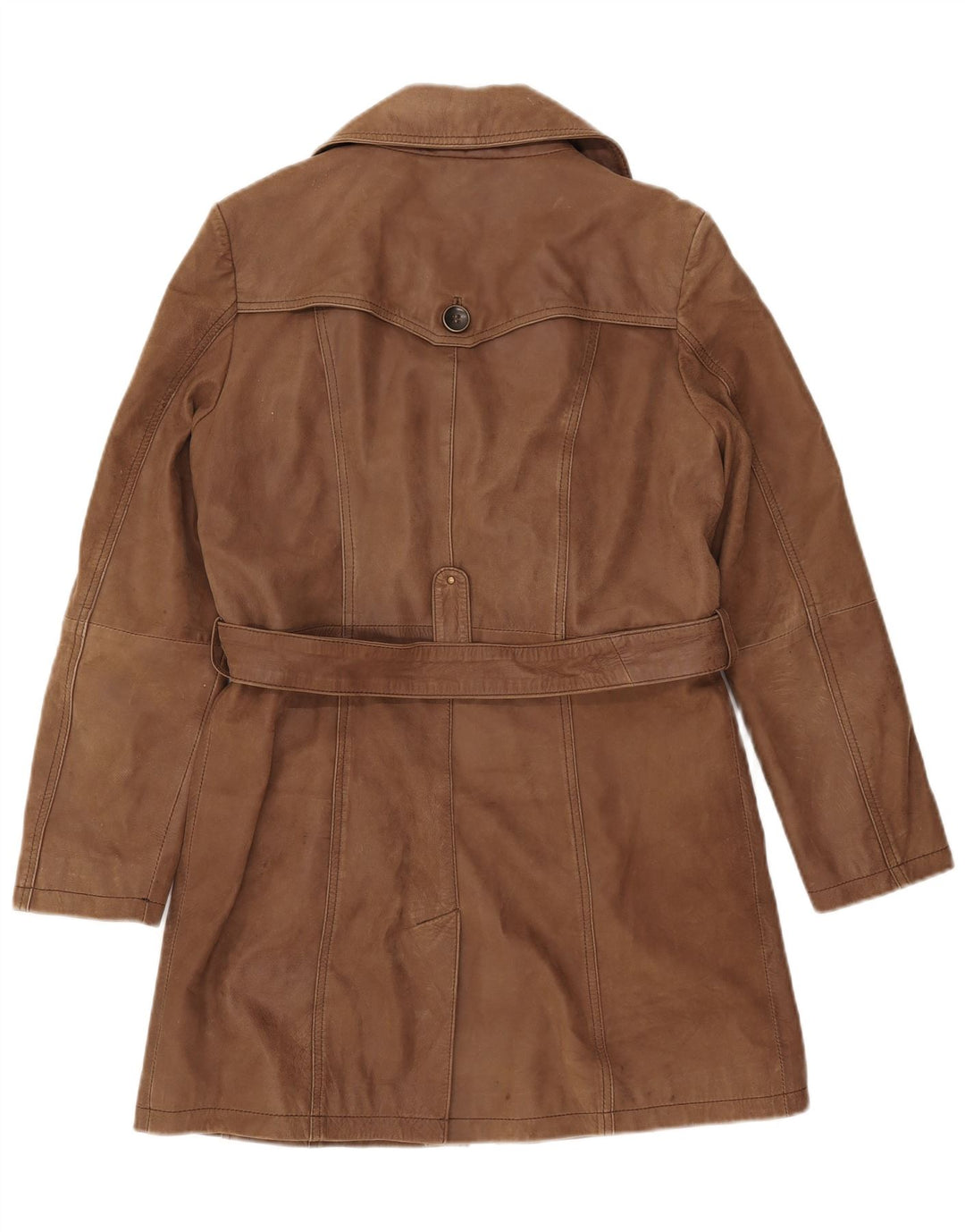 Cappotto in pelle da donna HEINE IT 38 XS Pelle marrone