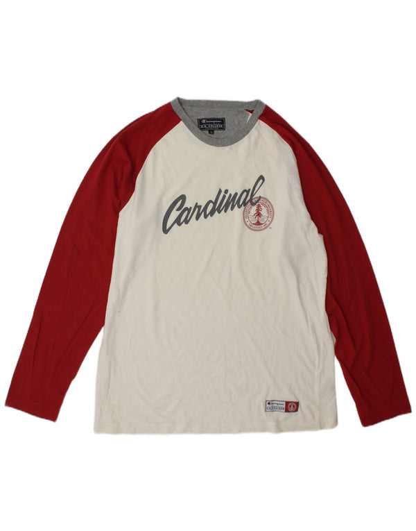 Champion Mens St. Louis Cardinals Graphic Top manica lunga XL Bianco