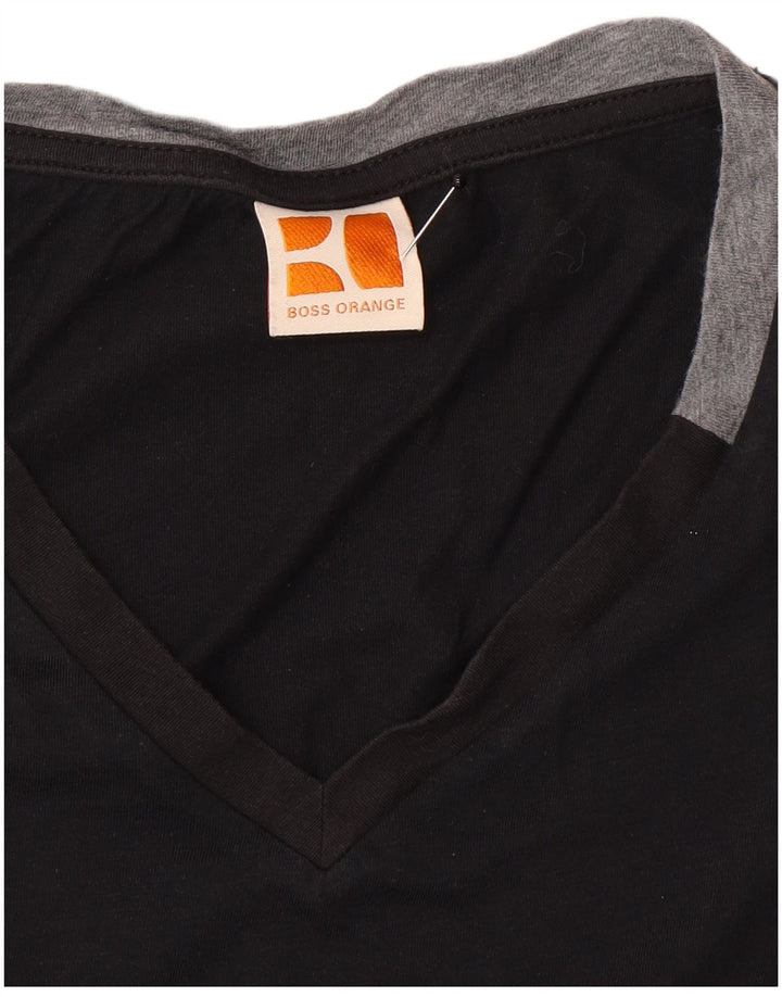 T-shirt da uomo Hugo Boss Top media nera