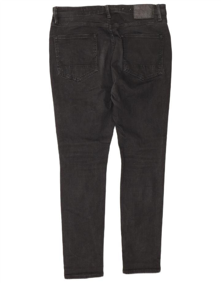 Jeans slim da uomo Ronnie All Saints W36 L30 cotone nero
