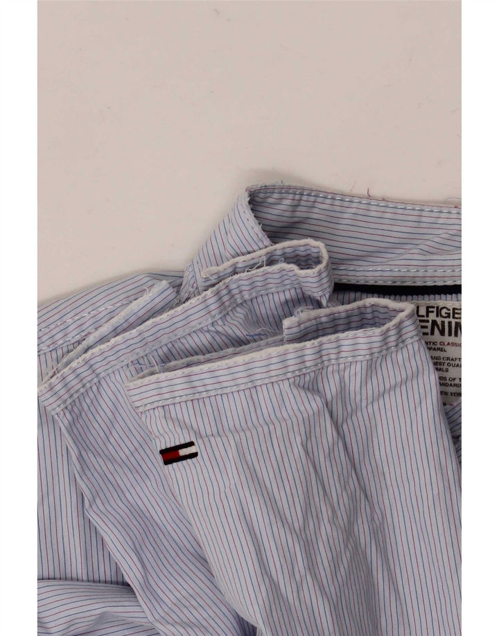 Camicia da uomo Tommy Hilfiger piccola gessata blu