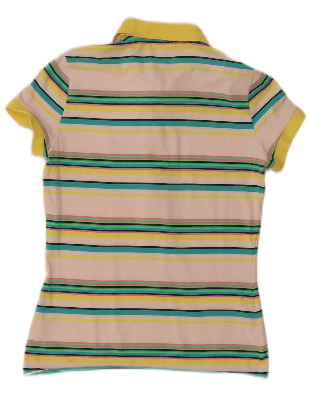 Polo da donna LACOSTE taglia 40 cotone a righe multicolore medio