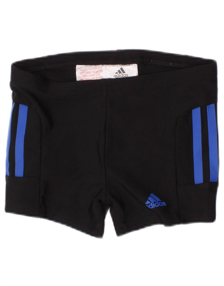 Pantaloncini sportivi Adidas da ragazzo 3-4 anni in poliestere nero