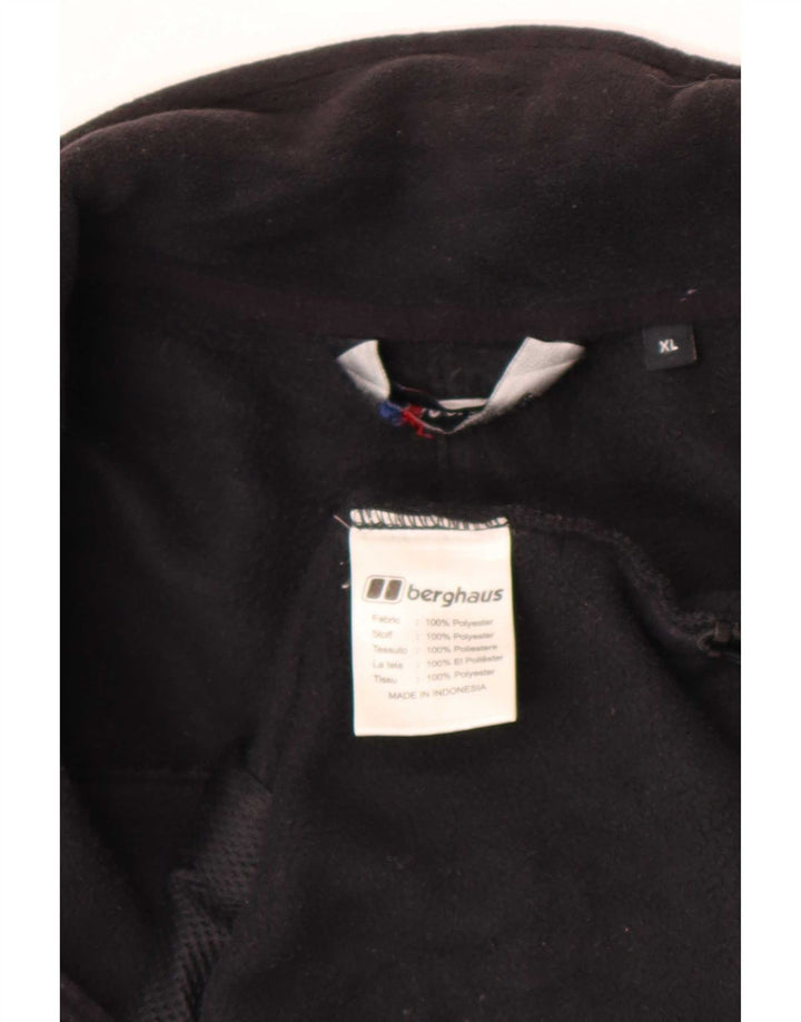 Giacca in pile da uomo Berghaus UK 42 XL poliestere nero