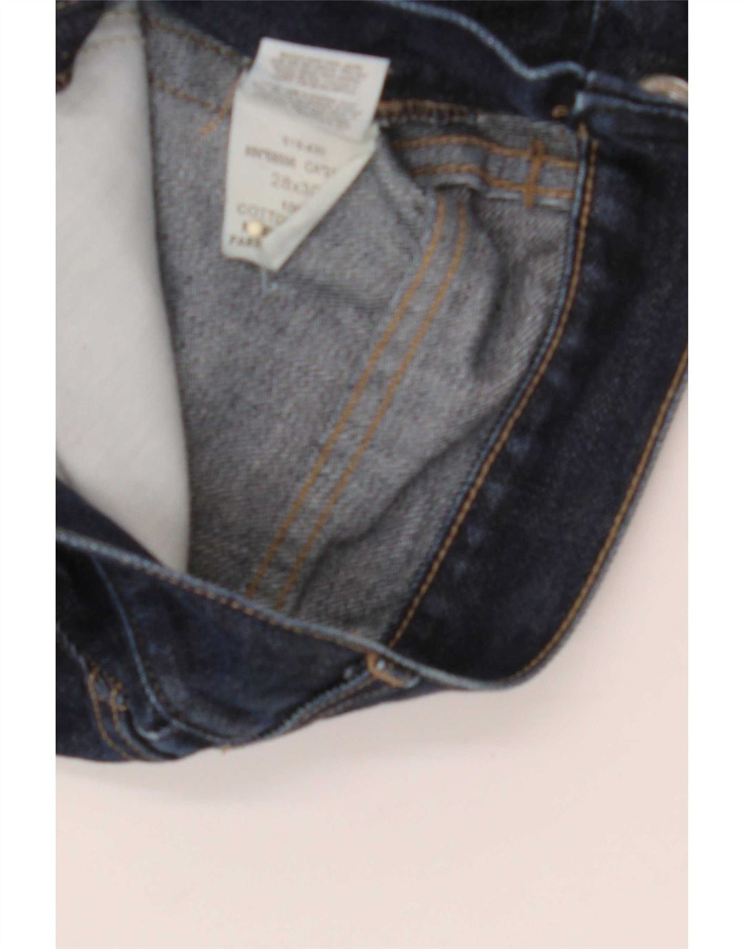 Jeans dritti da donna Dkny W28 L30 cotone blu navy