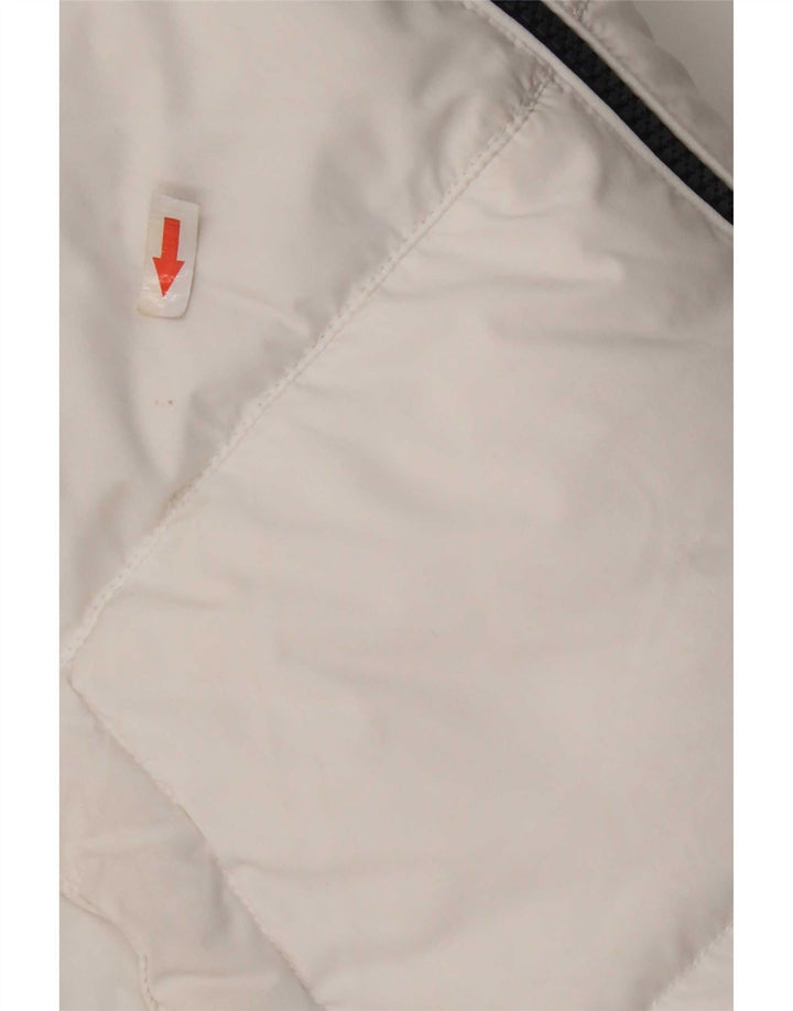 Giacca imbottita con cappuccio da uomo Tommy Hilfiger UK 38 poliestere bianco medio