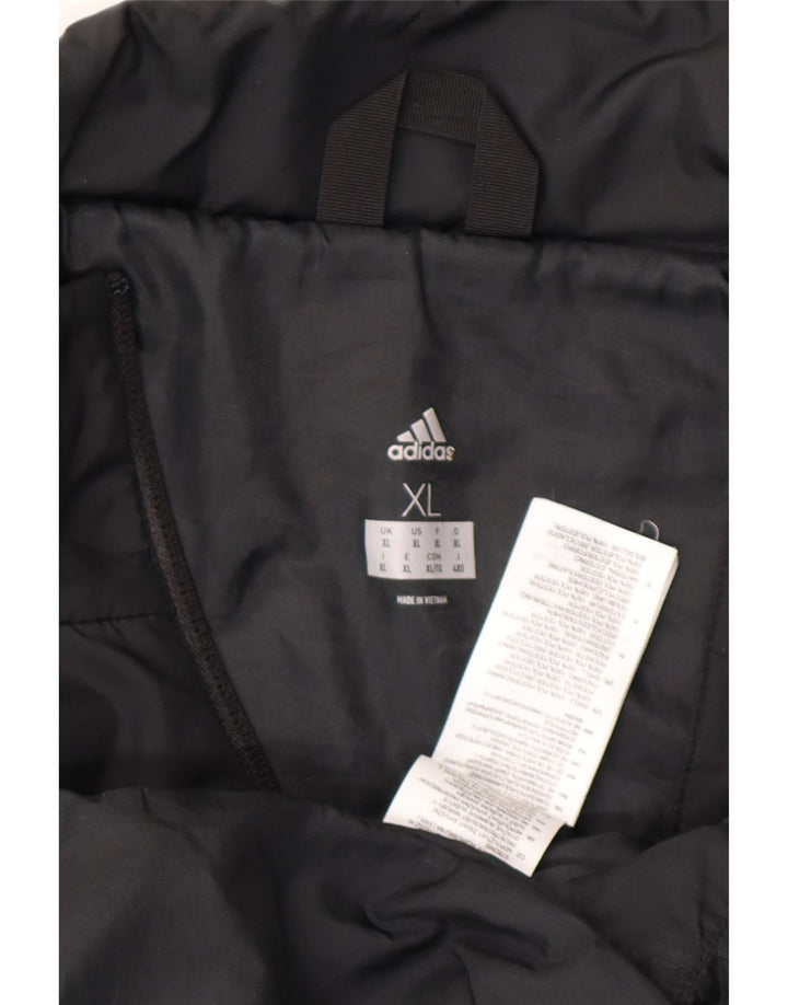 Giacca imbottita da uomo ADIDAS UK 42 XL poliestere nero