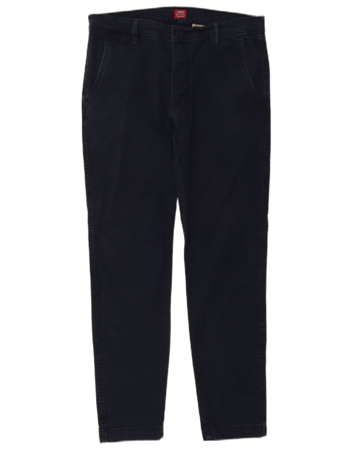 Pantaloni chino slim da uomo Levi's W32 L29 in cotone blu navy