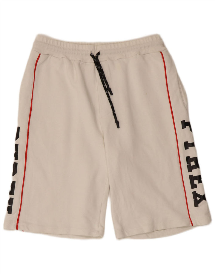 Pantaloncini sportivi grafici da uomo PYREX cotone bianco medio