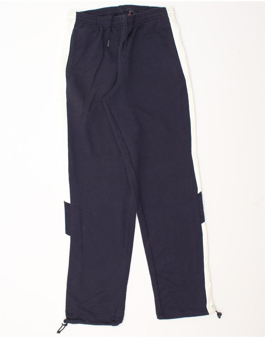 Pantaloni da tuta da uomo Puma Small in cotone color block blu navy