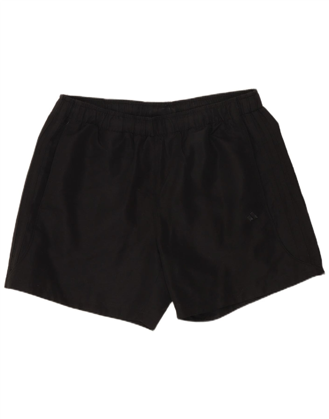 Pantaloncini sportivi ADIDAS Climalite da uomo grandi in poliestere nero