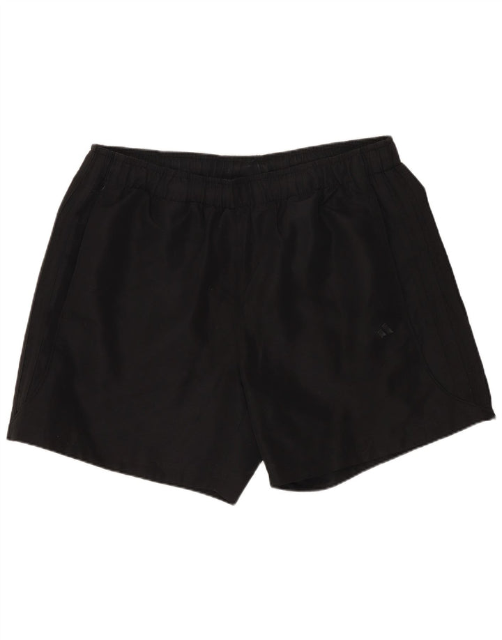 Pantaloncini sportivi ADIDAS Climalite da uomo grandi in poliestere nero