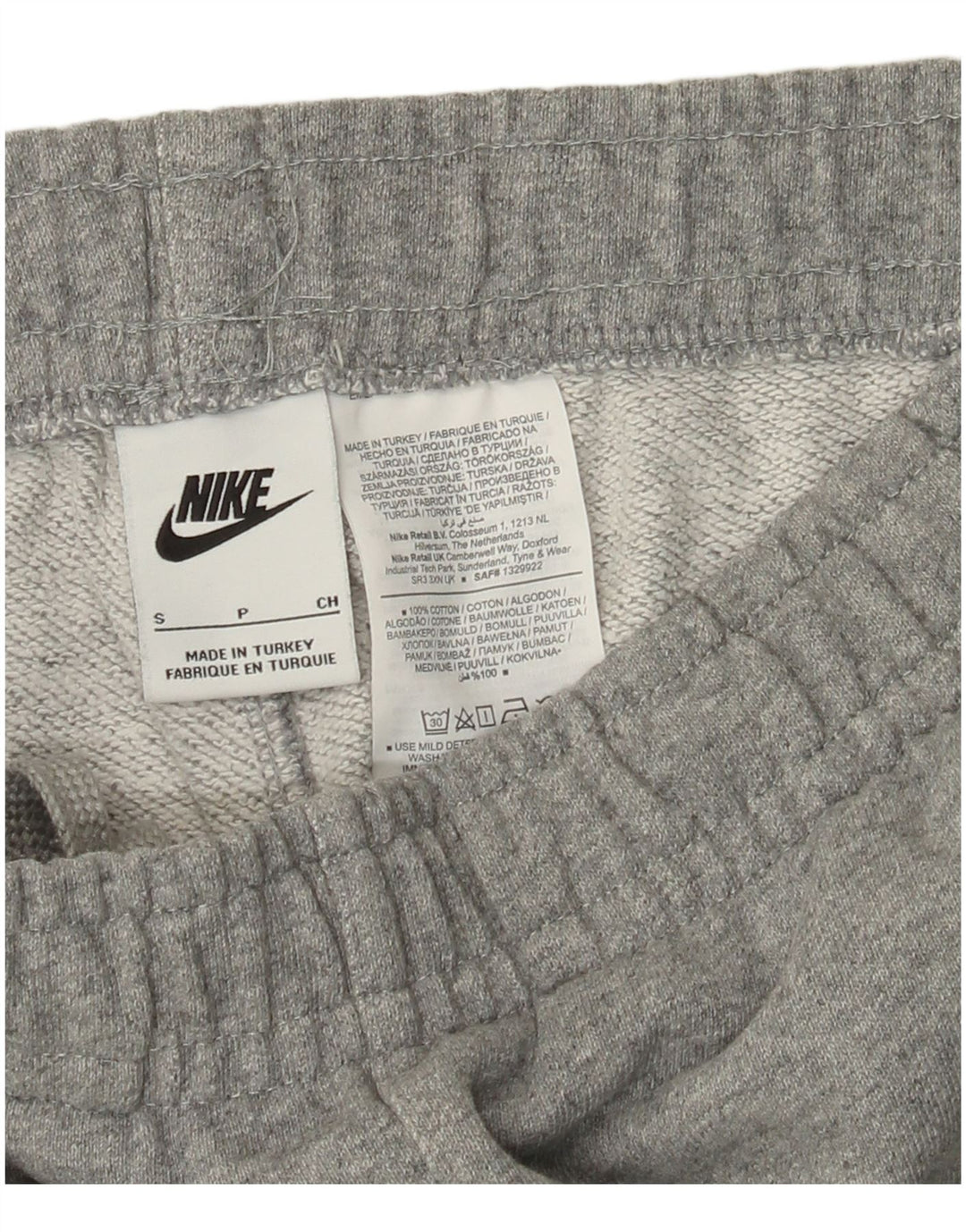 NIKE Pantaloni da tuta con grafica da uomo Joggers piccoli in cotone grigio