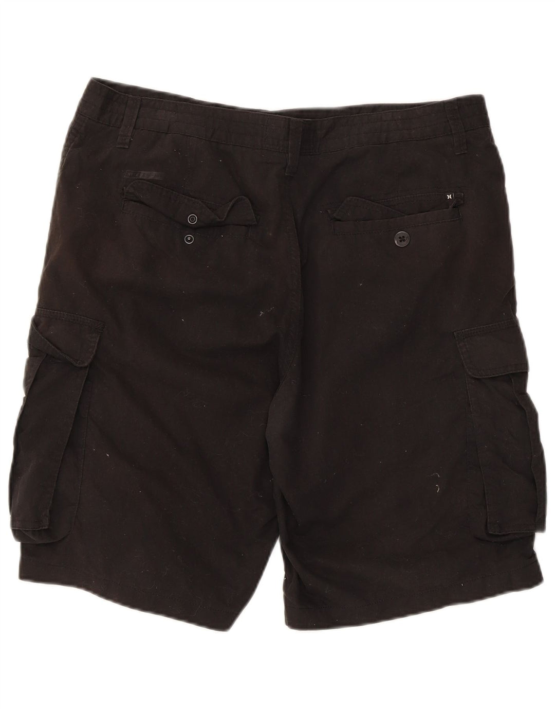Pantaloncini cargo da uomo Hurley W34 grandi in cotone nero