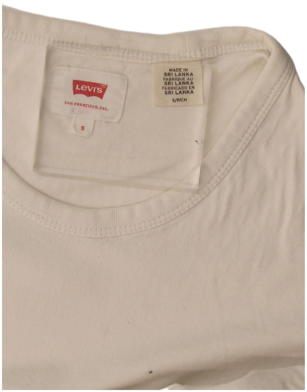 T-shirt da donna Levi's Top UK 8 Small bianca