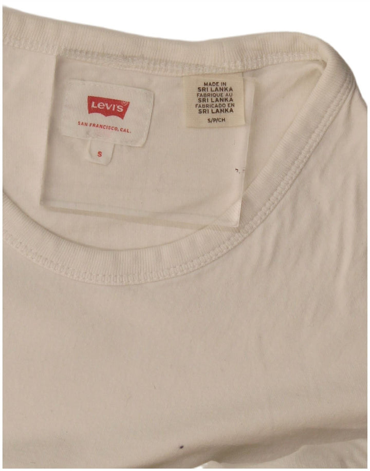 T-shirt da donna Levi's Top UK 8 Small bianca