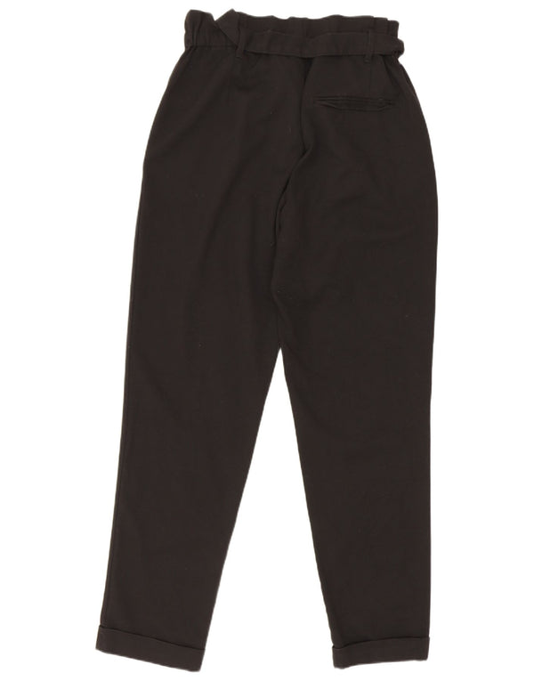 Pantaloni casual affusolati a vita alta Trafaluc da donna Zara XS W24 L26 Neri