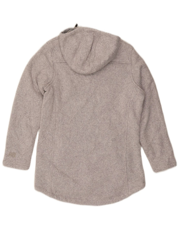 Maglione con cappuccio e zip da donna New Balance UK 14 Poliestere grigio medio