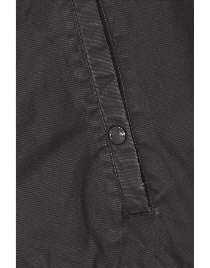 Giacca Parka con cappuccio da uomo Woolrich UK 40 Large Blu Navy in cotone