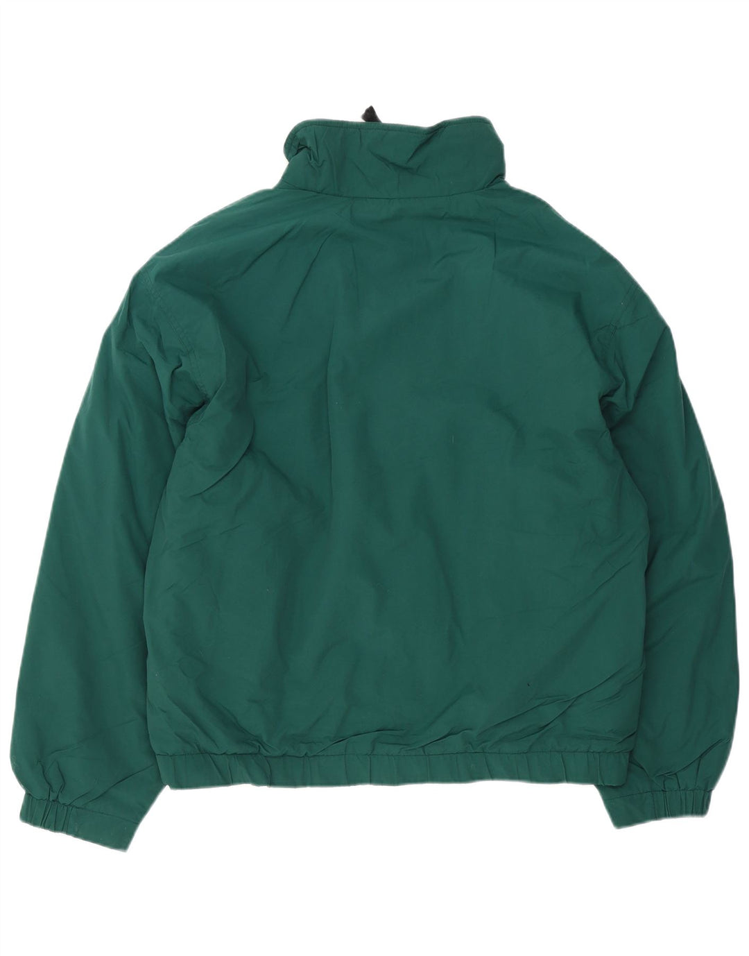 Giacca a vento bomber da uomo Eddie Bauer UK 40 grande poliestere verde