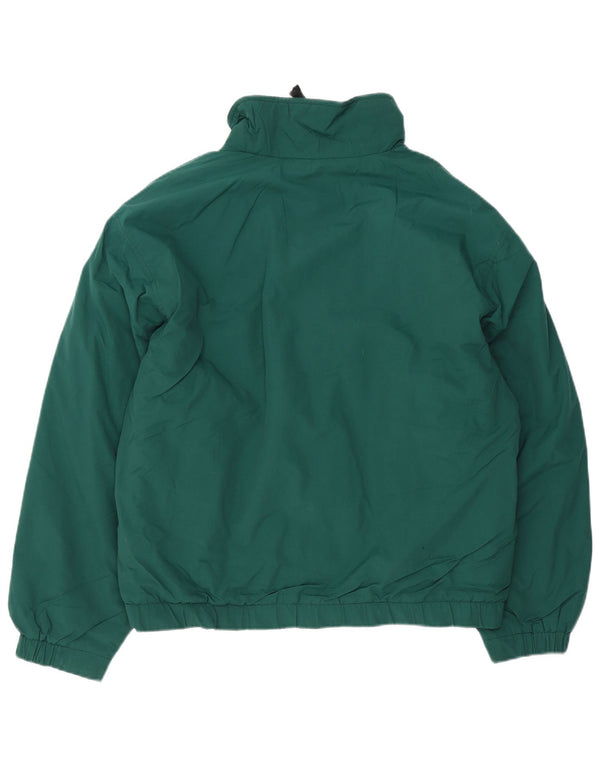 Giacca a vento bomber da uomo Eddie Bauer UK 40 grande poliestere verde