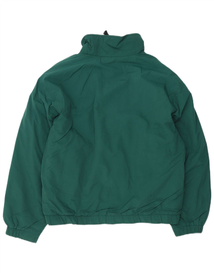 Giacca a vento bomber da uomo Eddie Bauer UK 40 grande poliestere verde