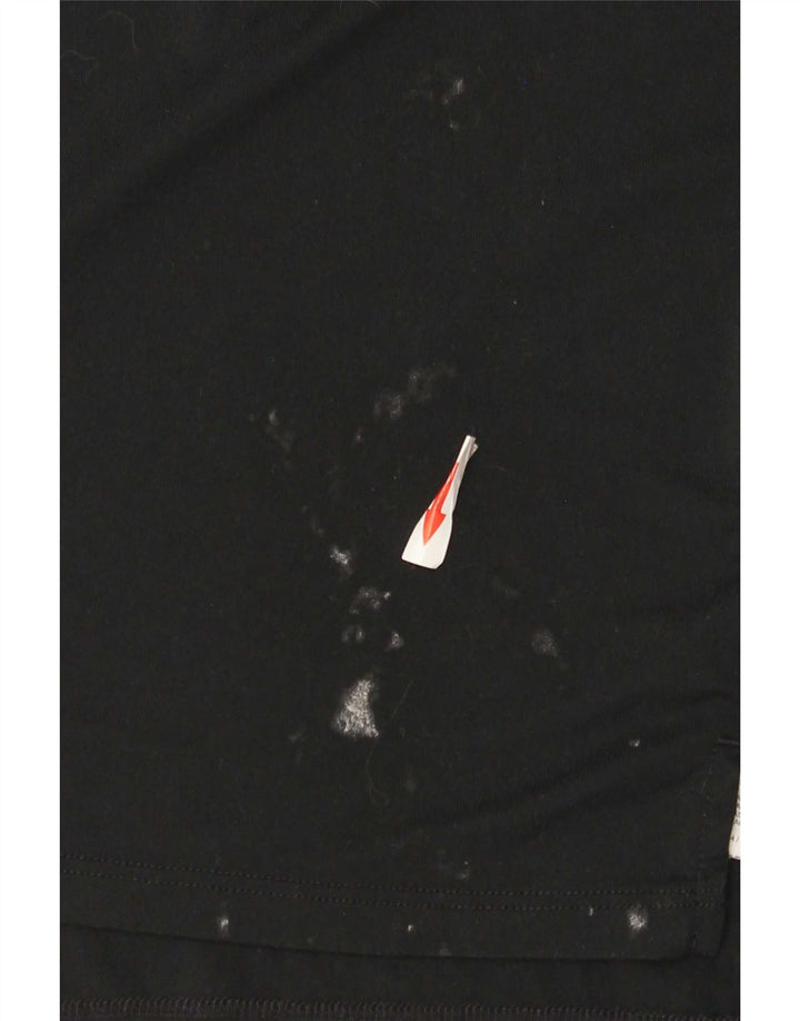 T-shirt da uomo Nike Dri Fit Top XL poliestere gessato nero
