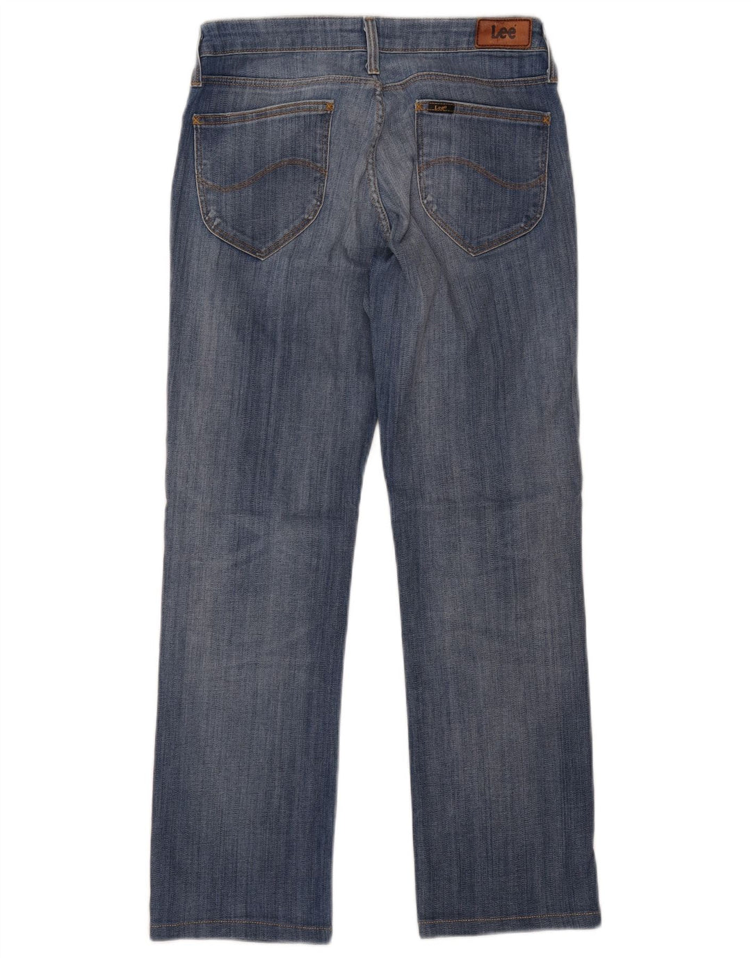Jeans dritti Marlin da donna Lee W29 L27 cotone blu